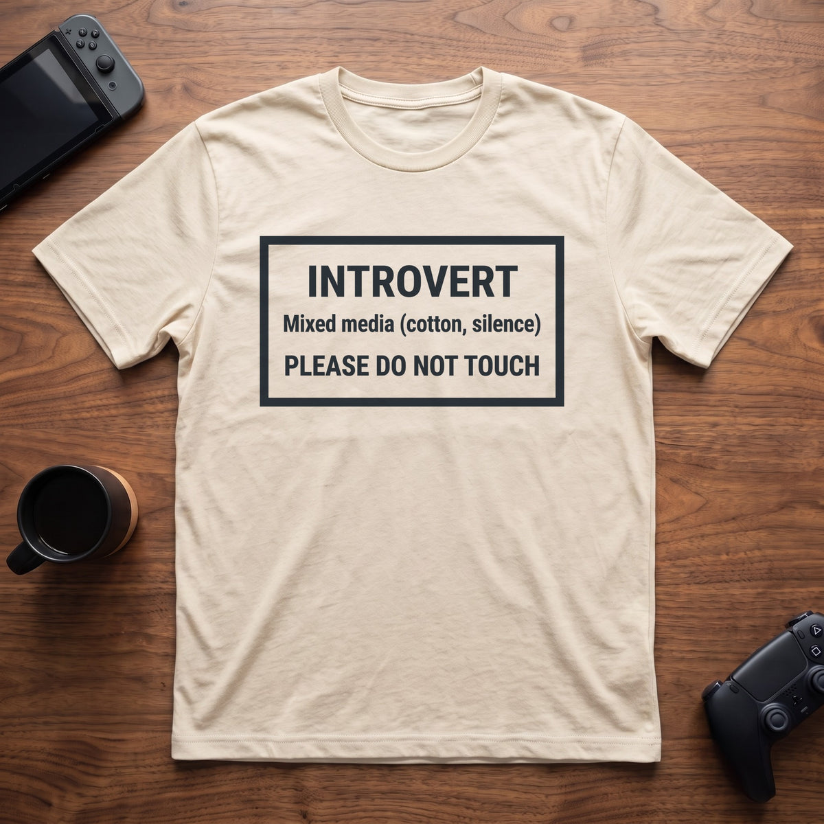 Museum Label T-Shirt - Natural