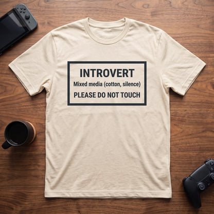 Museum Label T-Shirt - Natural