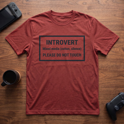 Museum Label T-Shirt - Red