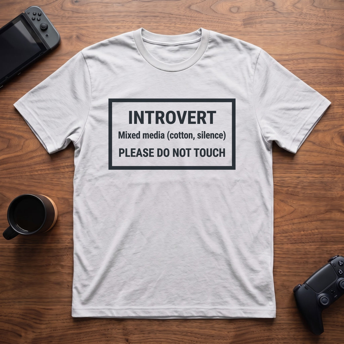 Museum Label T-Shirt - White