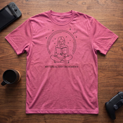 My Ideal Environment T-Shirt - Heather Berry