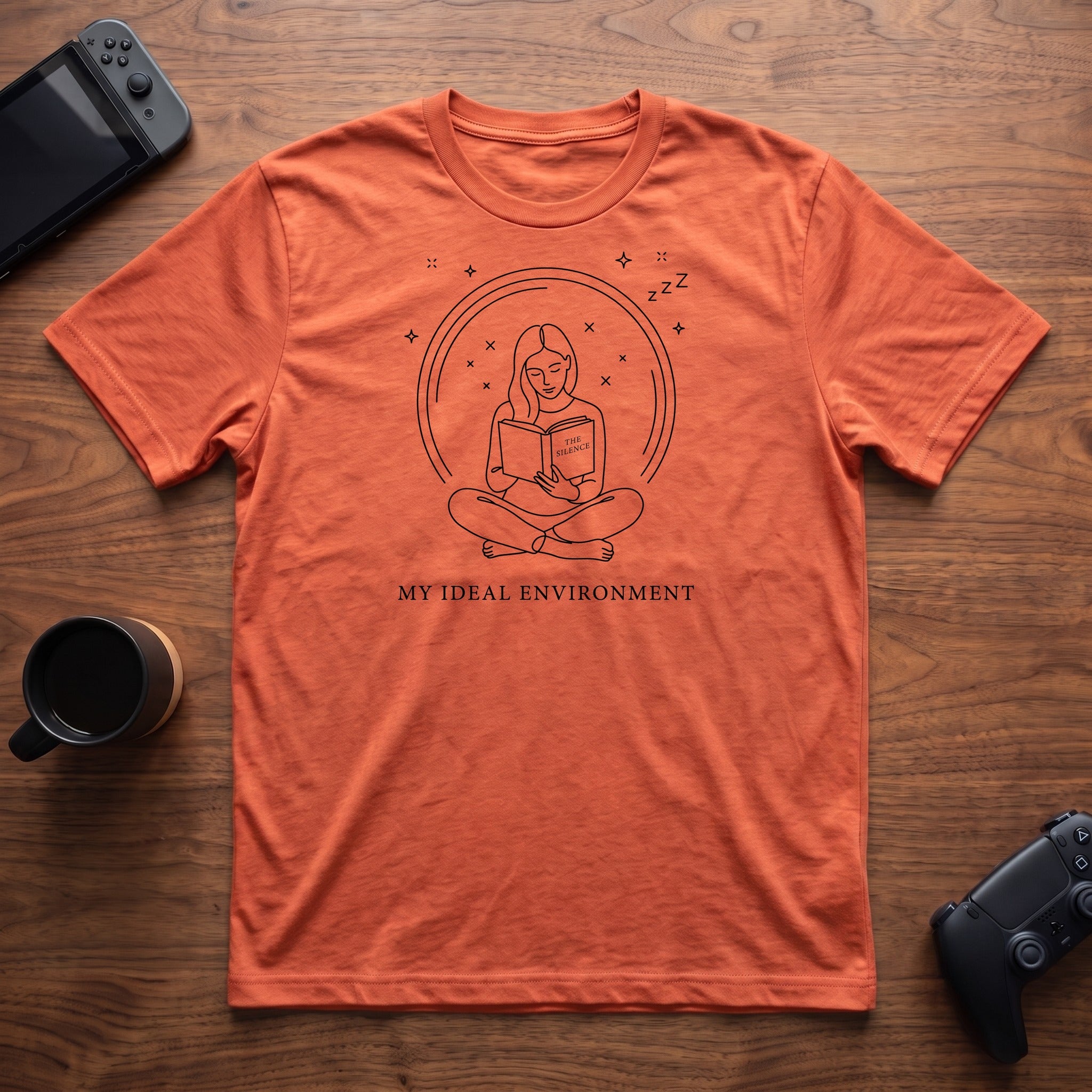 My Ideal Environment T-Shirt - Heather Orange