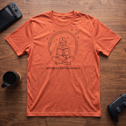 My Ideal Environment T-Shirt - Heather Orange