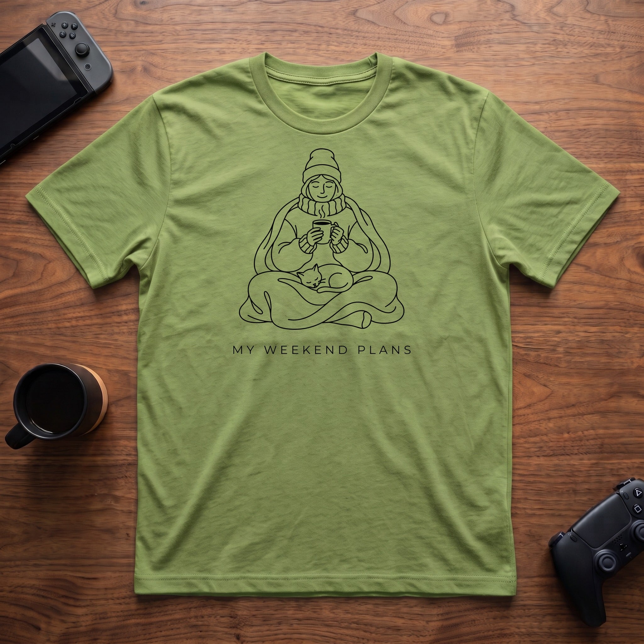 My Weekend Plans T-Shirt - Lime