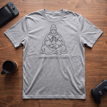 My Weekend Plans T-Shirt - Sport Grey
