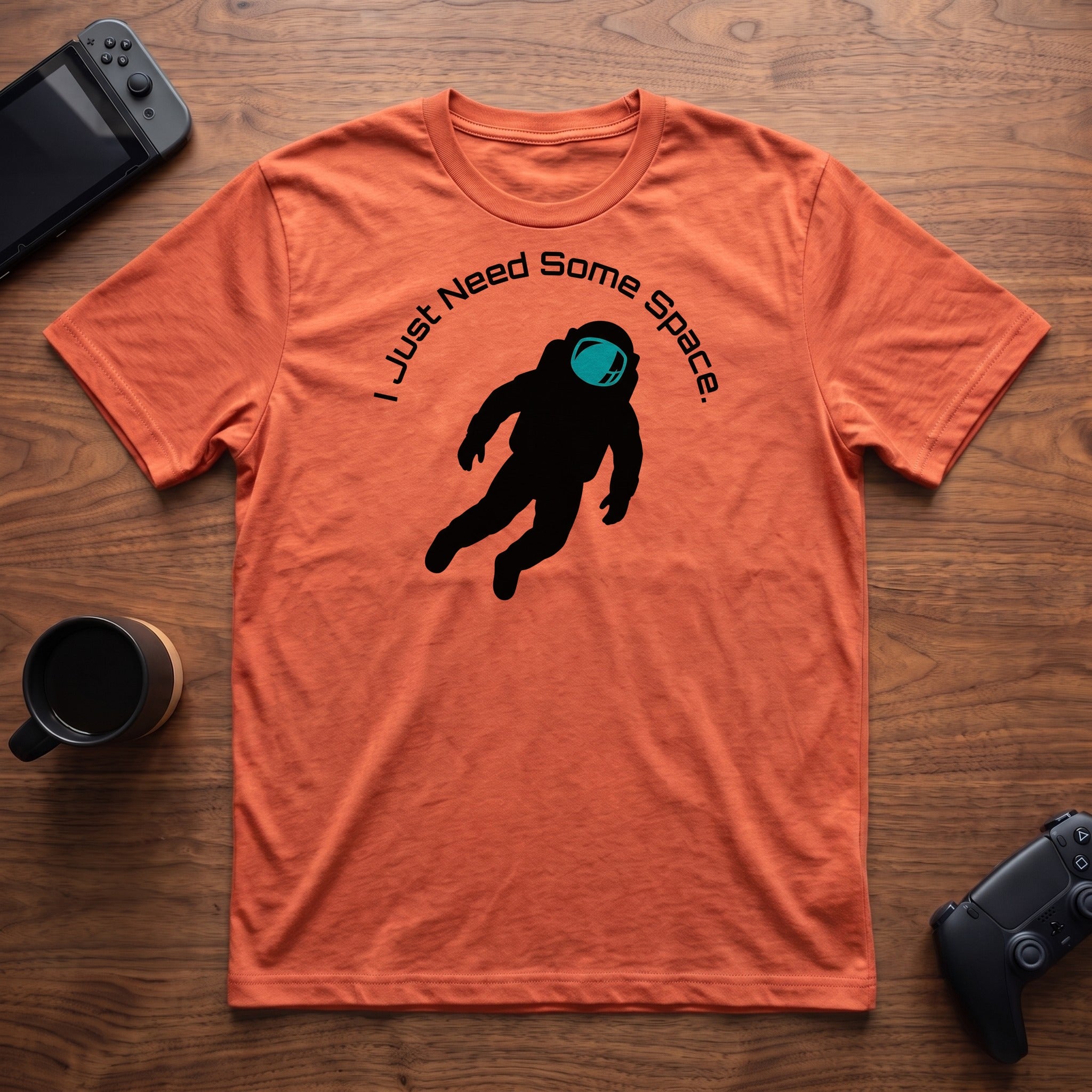 Need Some Space T-Shirt - Heather Orange