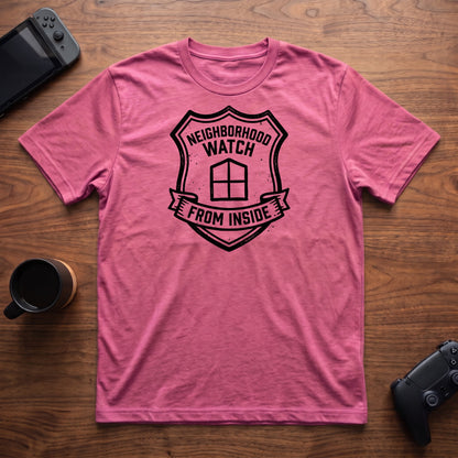 Neighborhood Watch T-Shirt - Heather Berry
