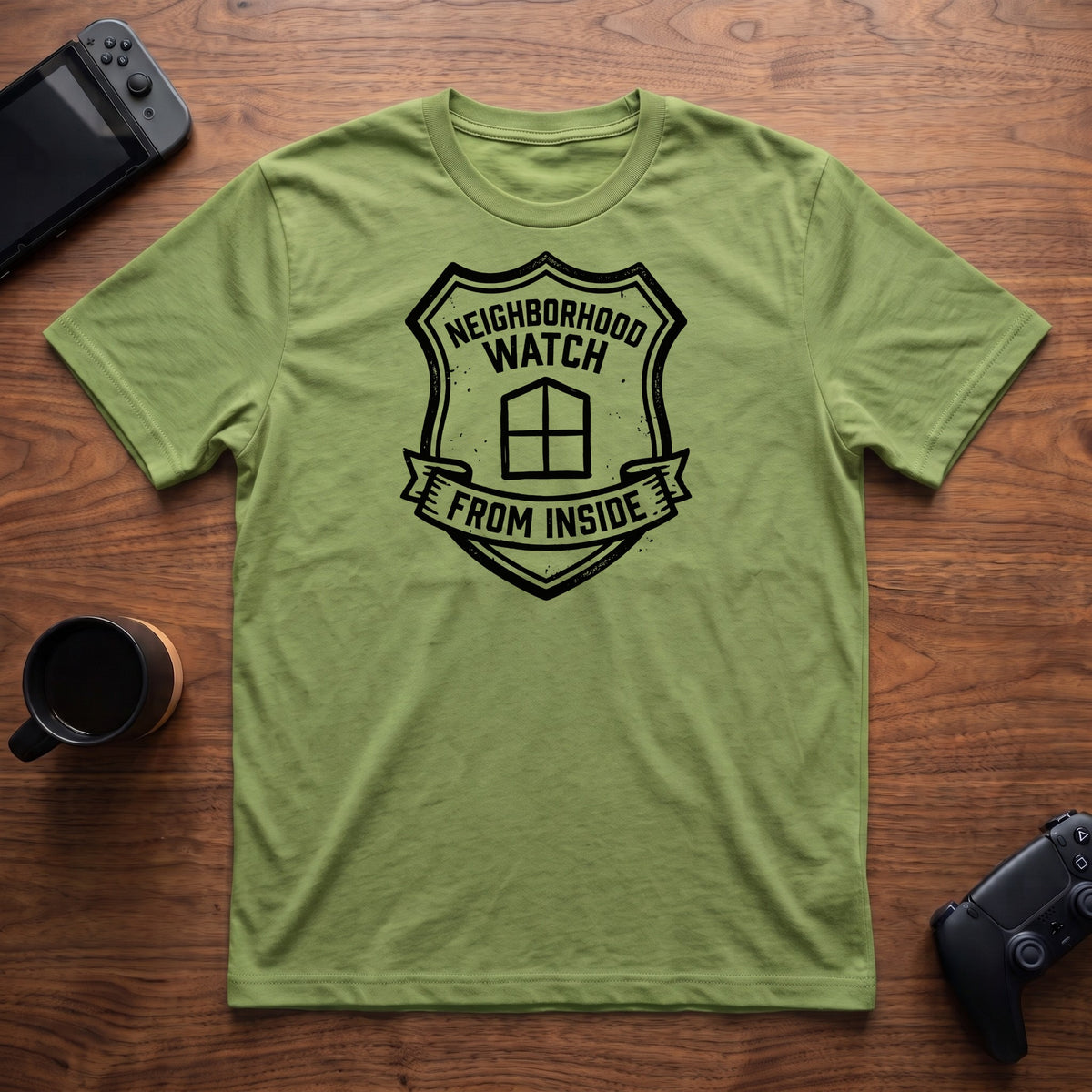 Neighborhood Watch T-Shirt - Lime