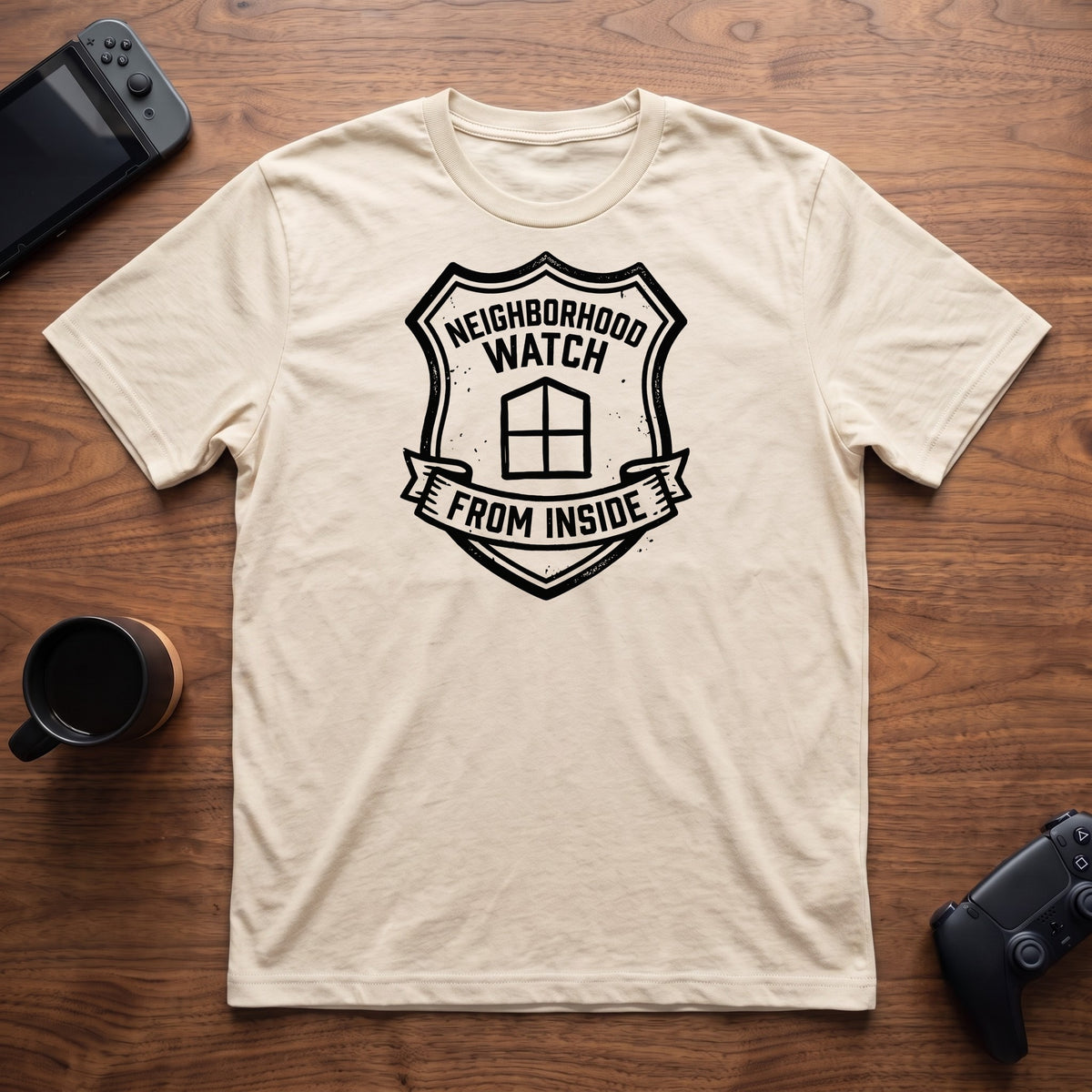Neighborhood Watch T-Shirt - Natural