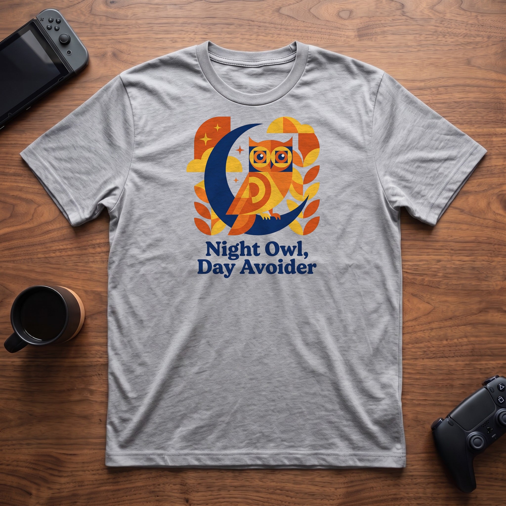 Night Owl T-Shirt - Sport Grey