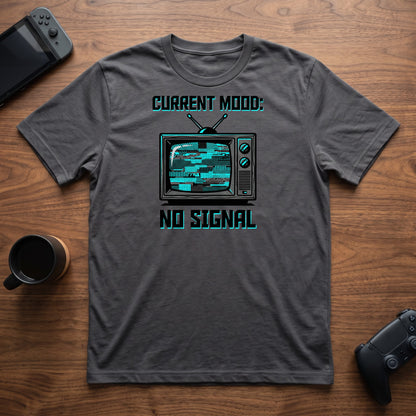 No Signal T-Shirt - Charcoal