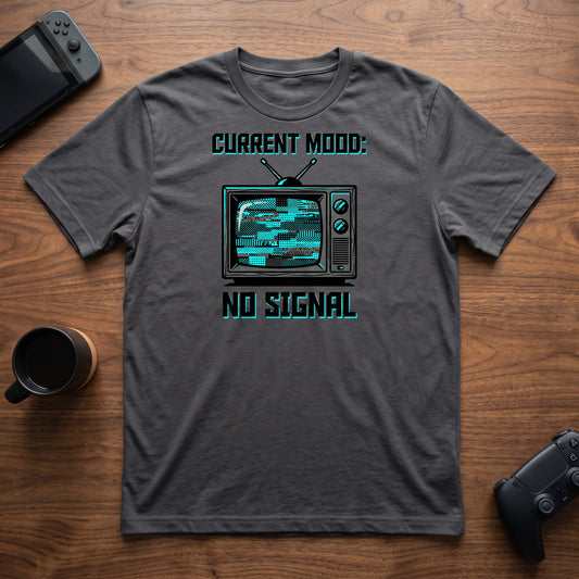 No Signal T-Shirt - Charcoal