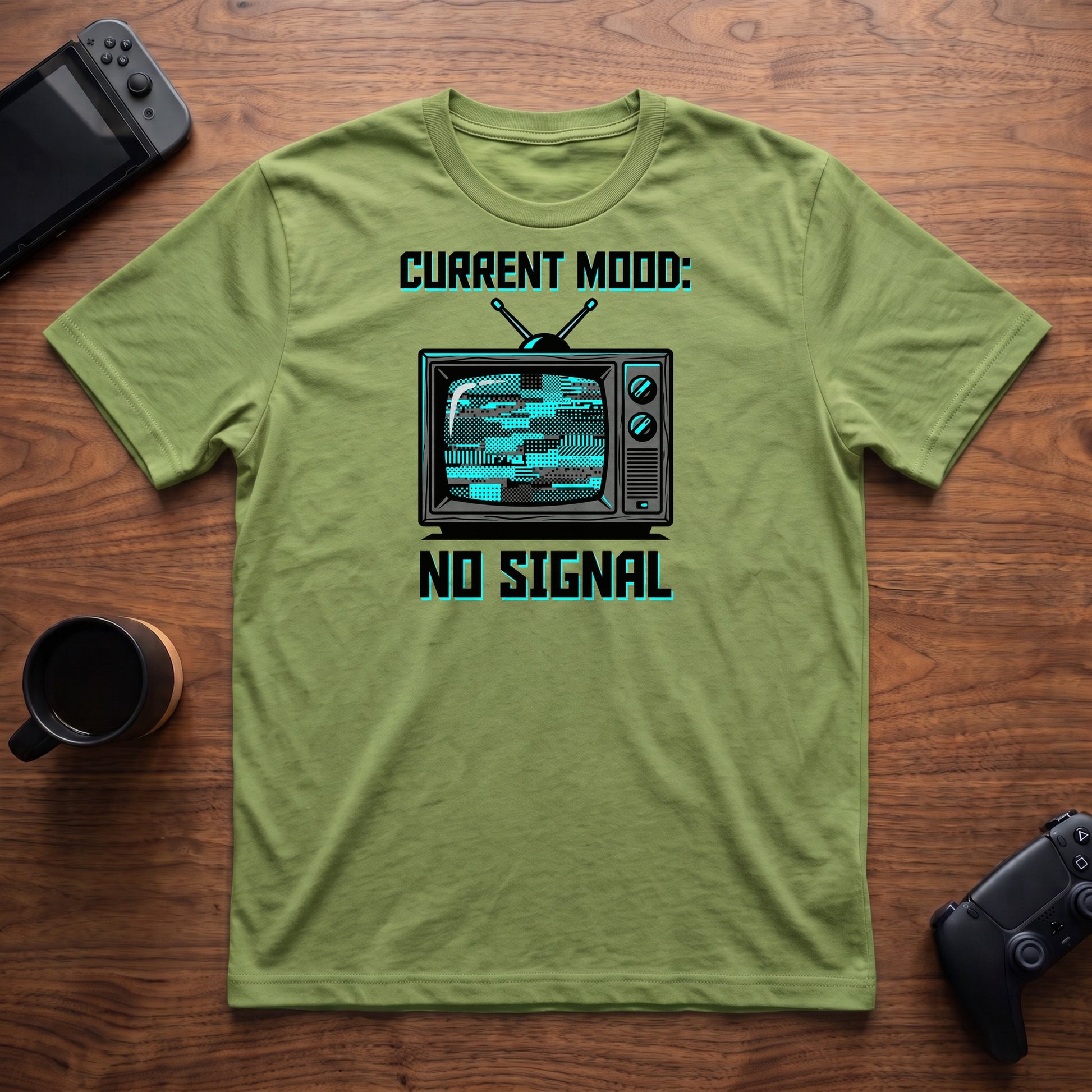 No Signal T-Shirt - Lime