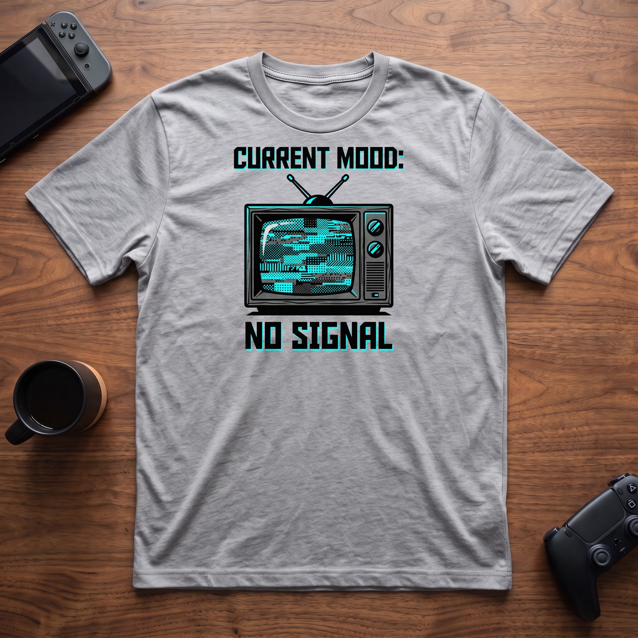 No Signal T-Shirt - Sport Grey