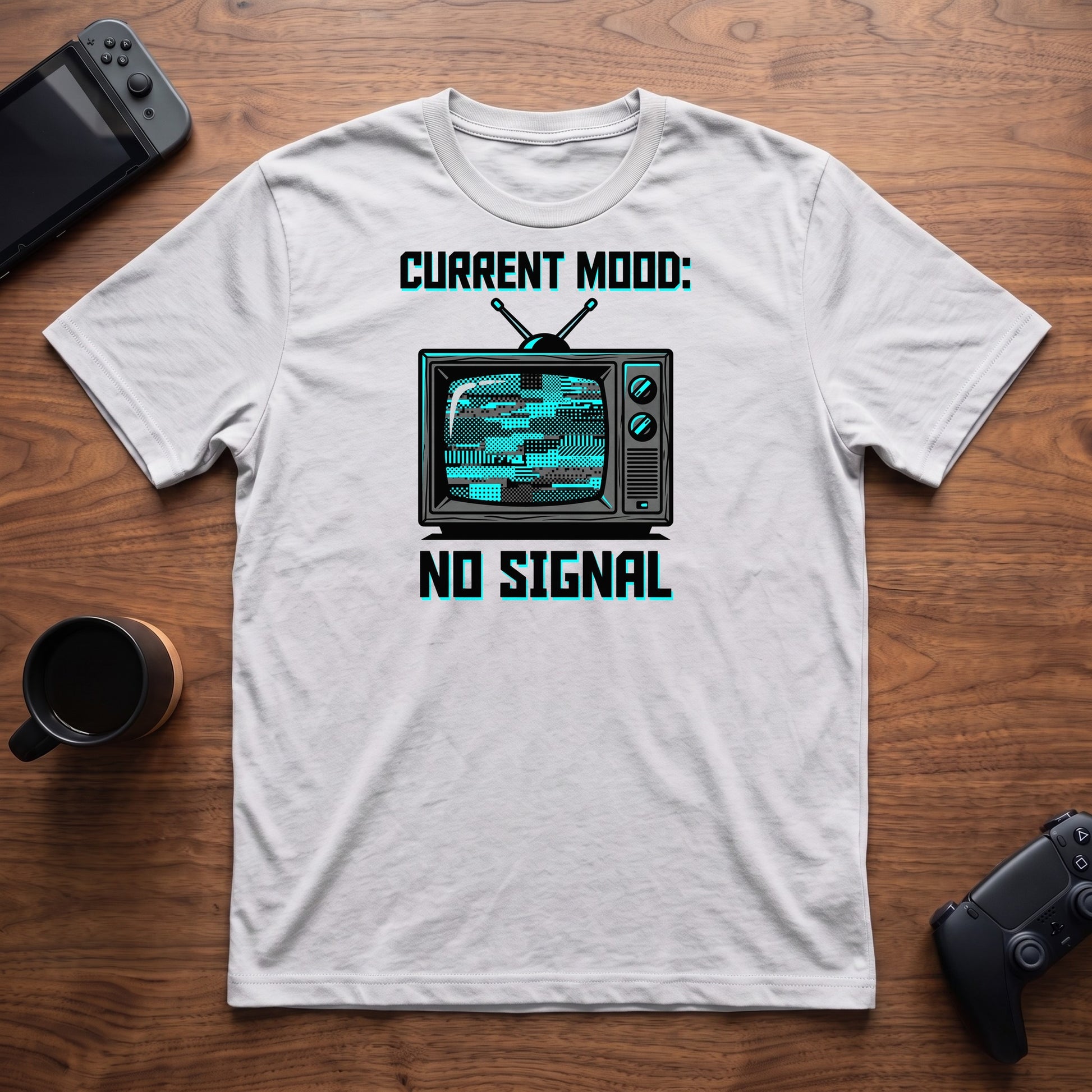 No Signal T-Shirt - White