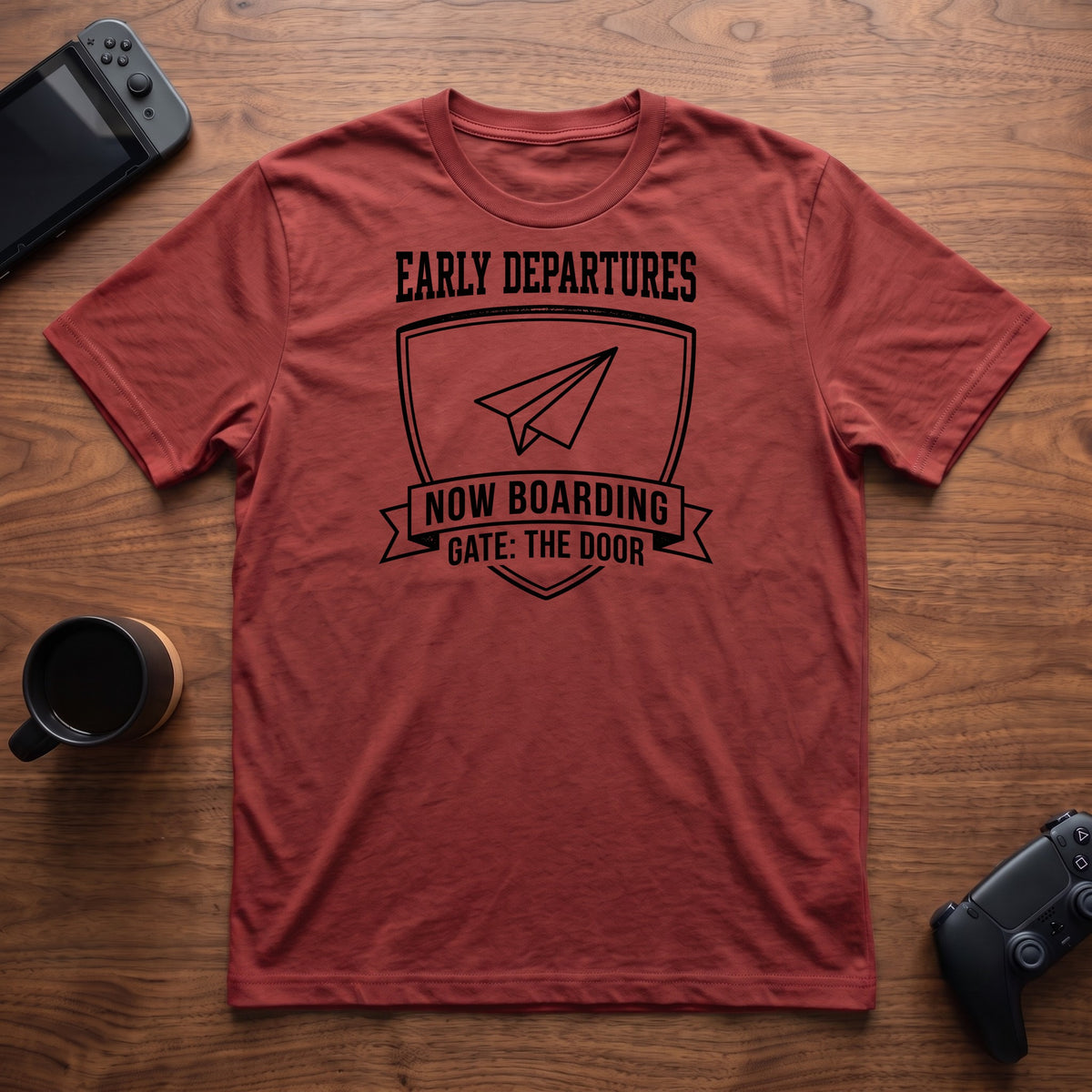 Now Boarding T-Shirt - Red