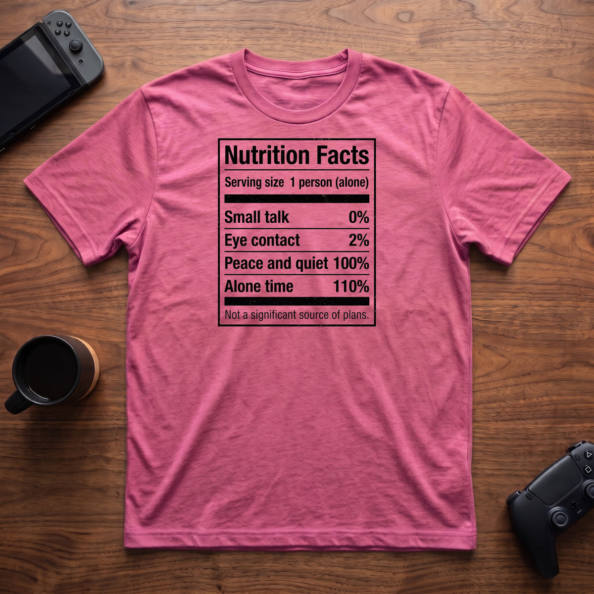 Nutrition Facts T-Shirt - Heather Berry