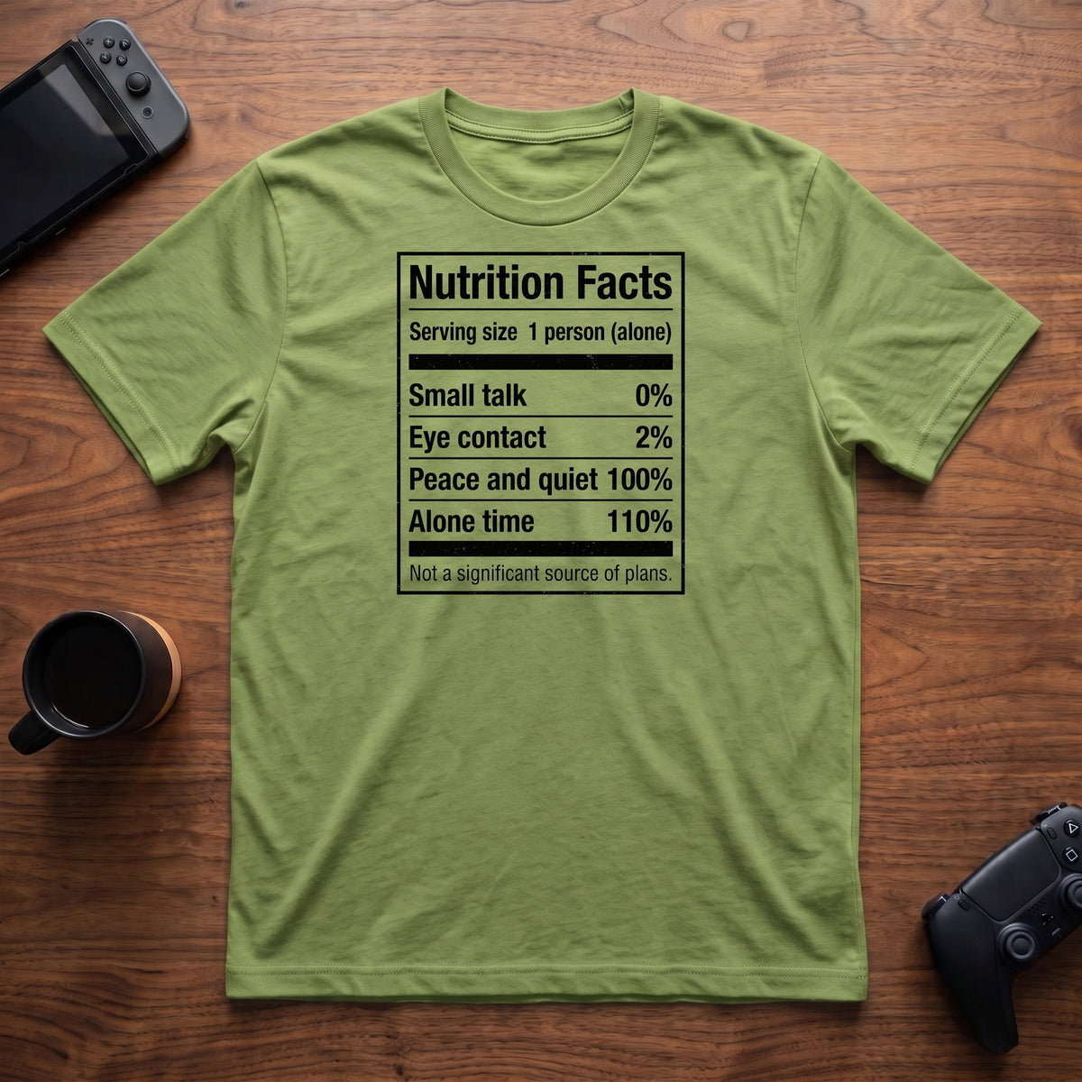 Nutrition Facts T-Shirt - Lime