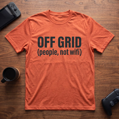 Off Grid T-Shirt - Heather Orange