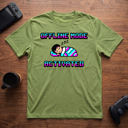 Offline Mode Activated T-Shirt - Lime