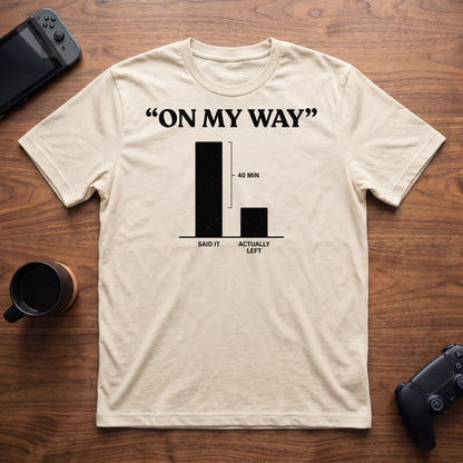 On My Way T-Shirt - Natural
