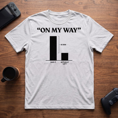 On My Way T-Shirt - White