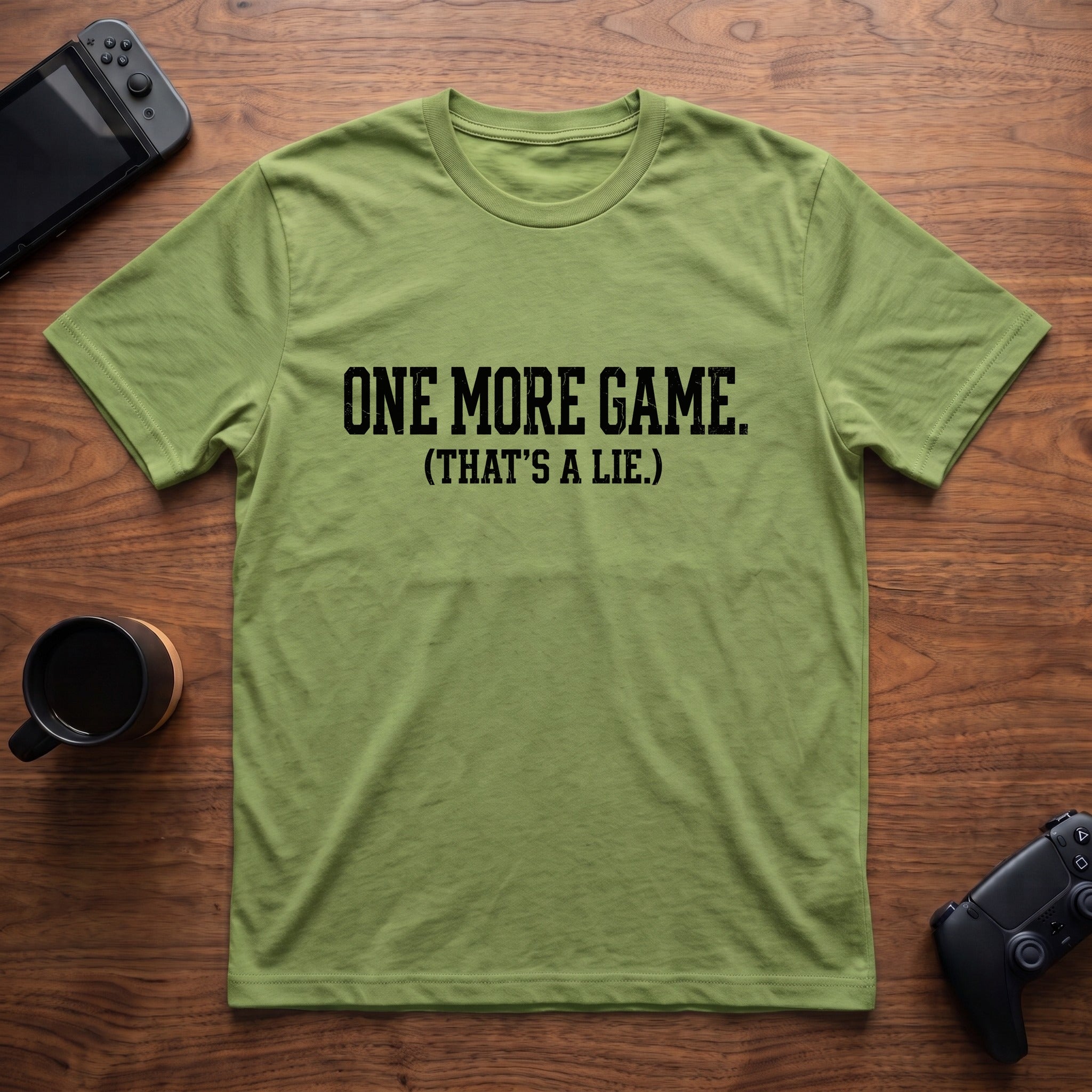 one-more-game-t-shirt - Lime