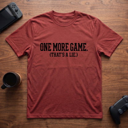 one-more-game-t-shirt - Red