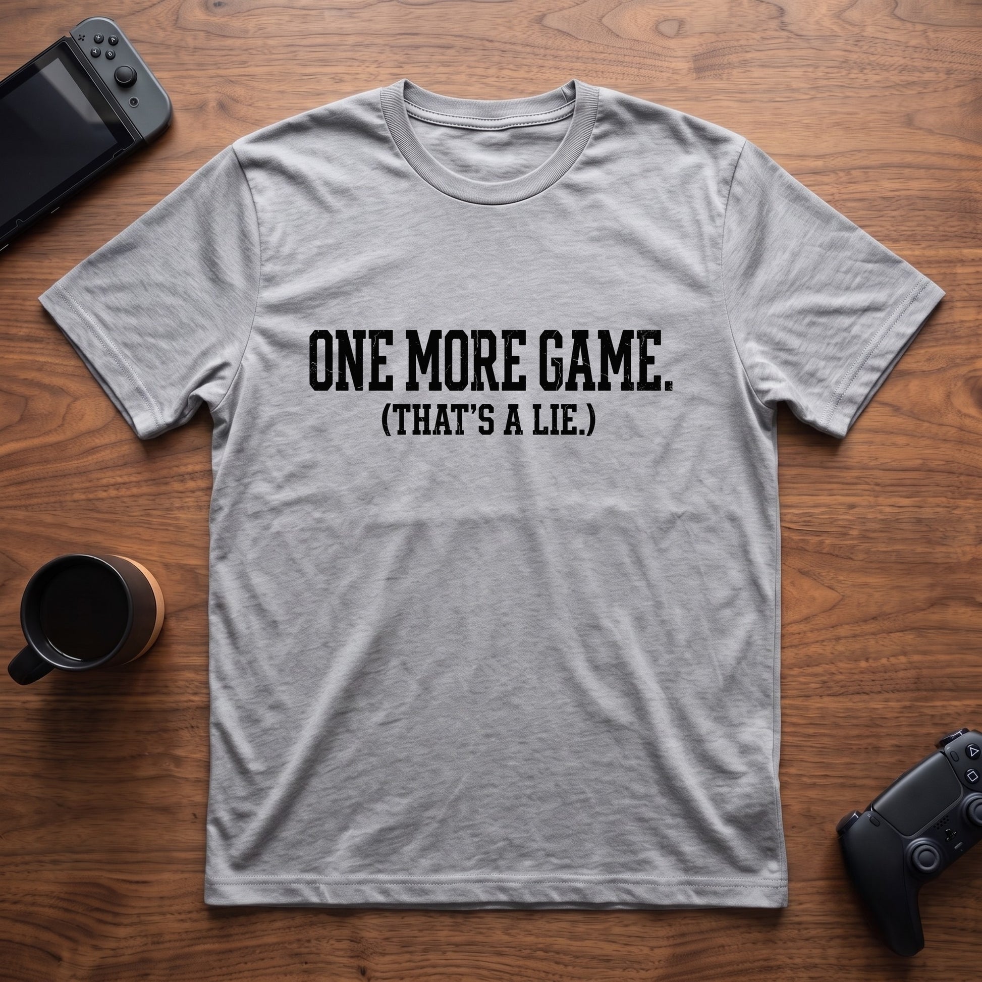 one-more-game-t-shirt - Sport Grey