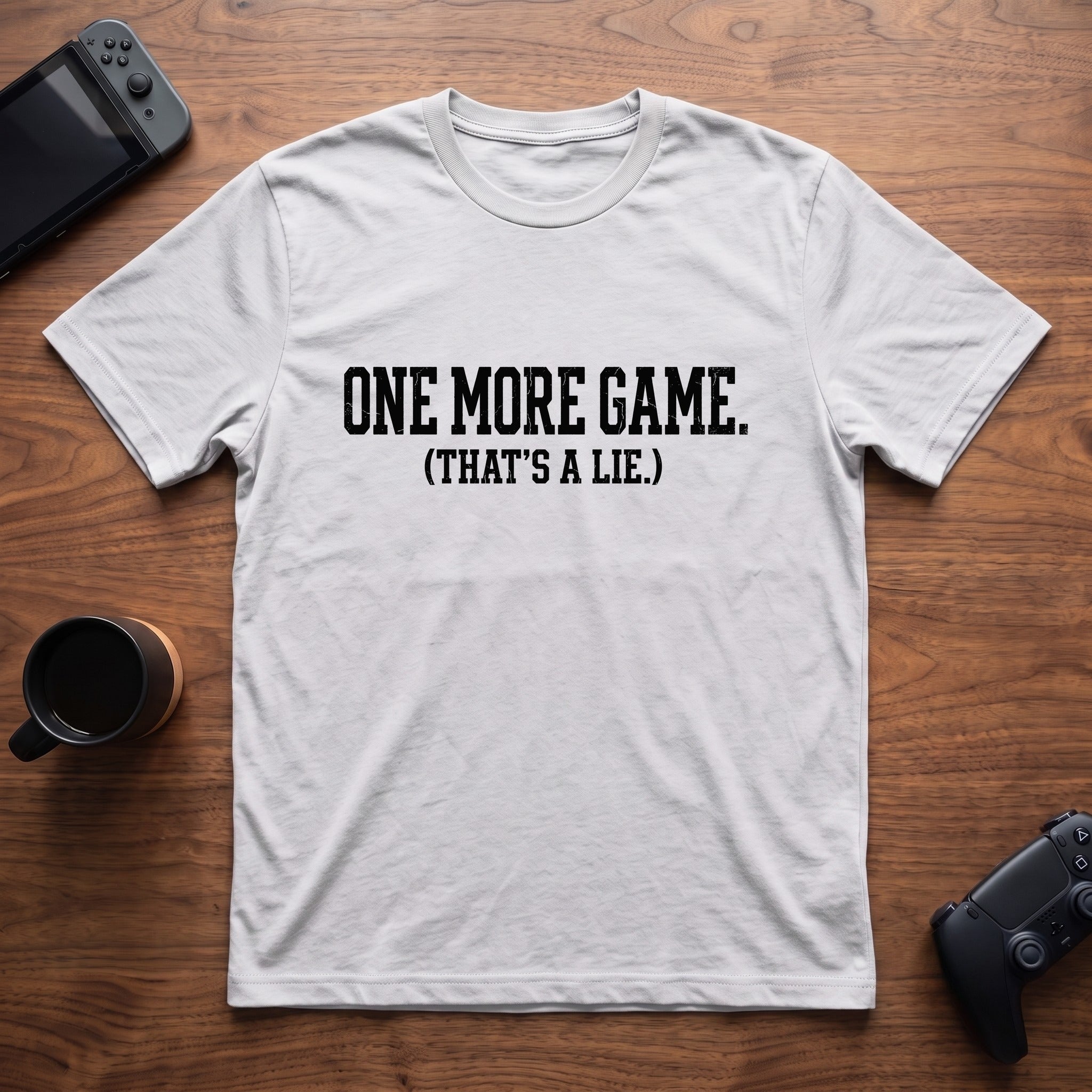 one-more-game-t-shirt - White