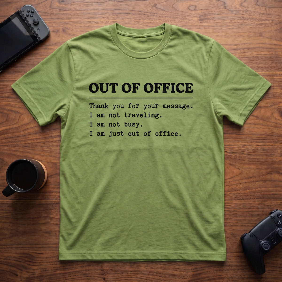 Out Of Office T-Shirt - Lime