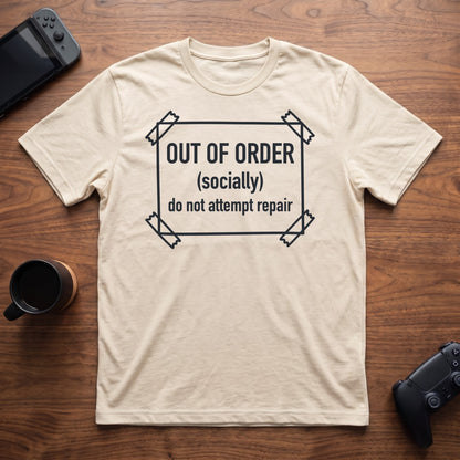 Out Of Order T-Shirt - Natural