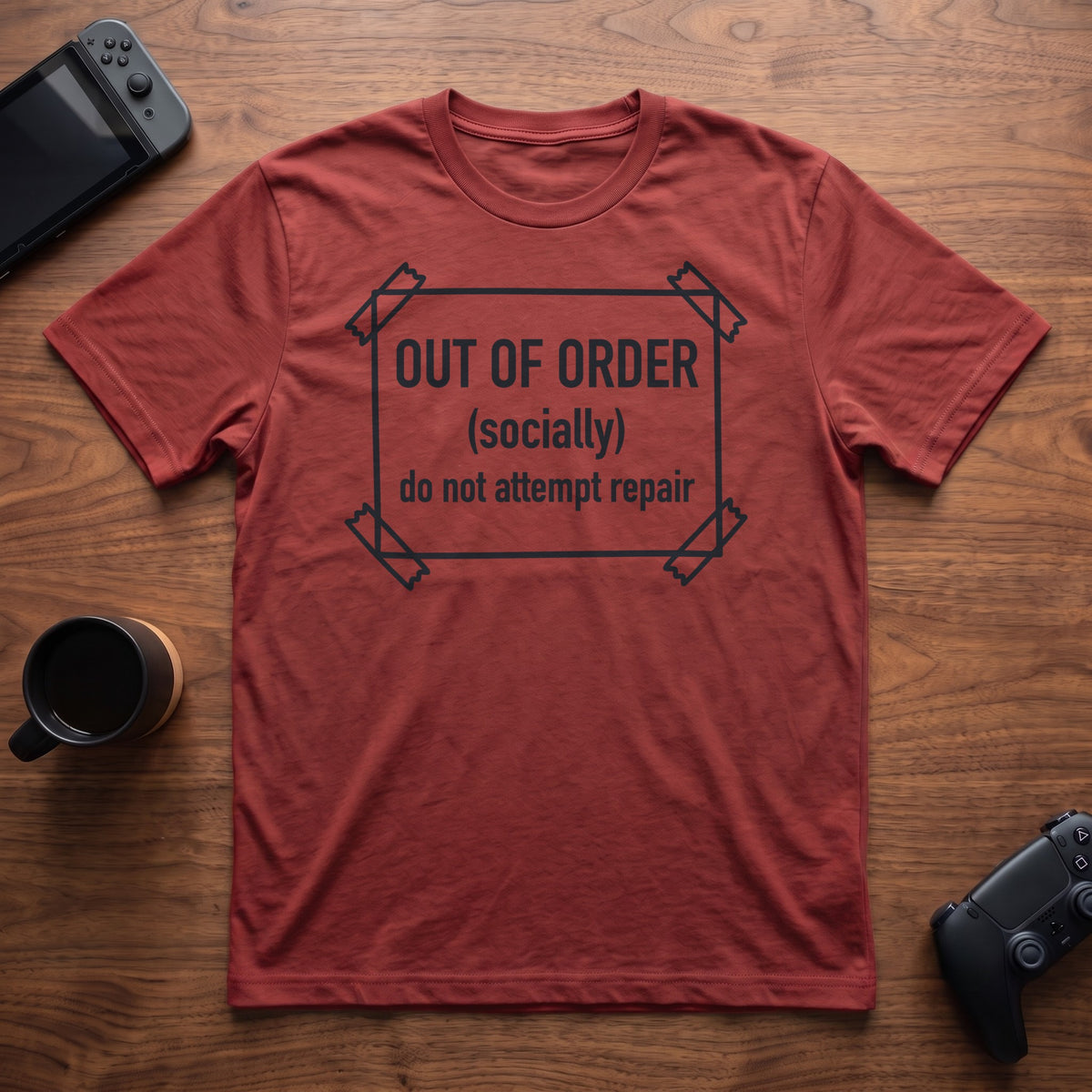 Out Of Order T-Shirt - Red