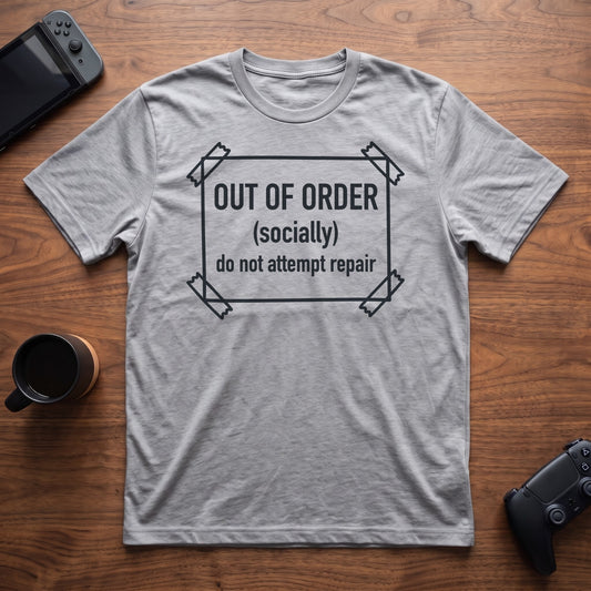 Out Of Order T-Shirt - Sport Grey