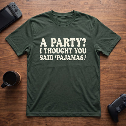 Pajamas T-Shirt - Forest Green
