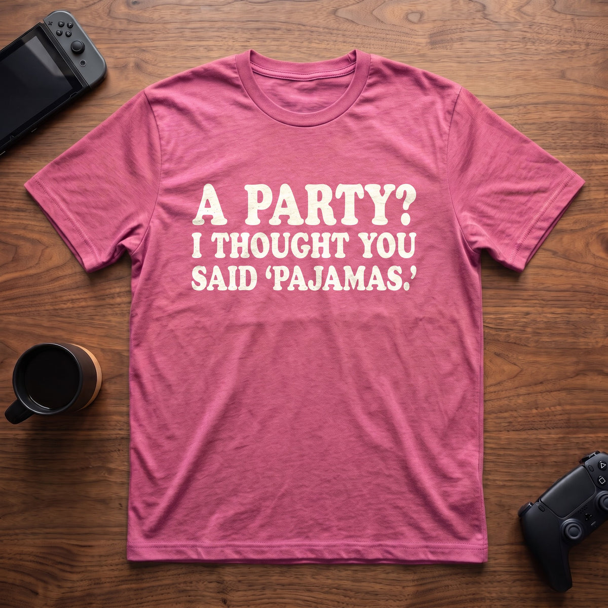 Pajamas T-Shirt - Heather Berry