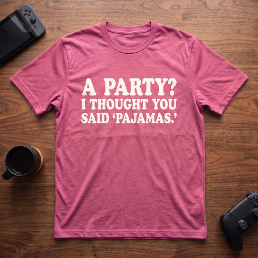 Pajamas T-Shirt - Heather Berry