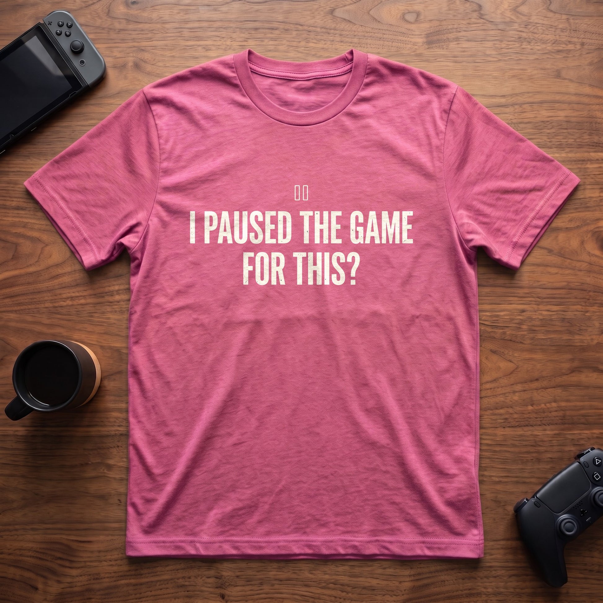 paused-the-game-t-shirt - Heather Berry