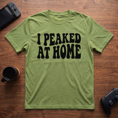 Peaked At Home T-Shirt - Lime