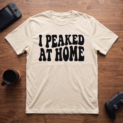 Peaked At Home T-Shirt - Natural