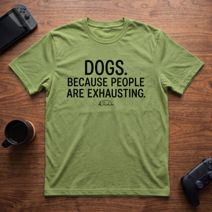 people-are-exhausting-t-shirt - Lime