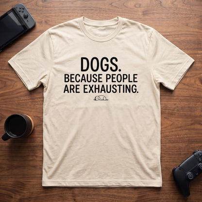 people-are-exhausting-t-shirt - Natural