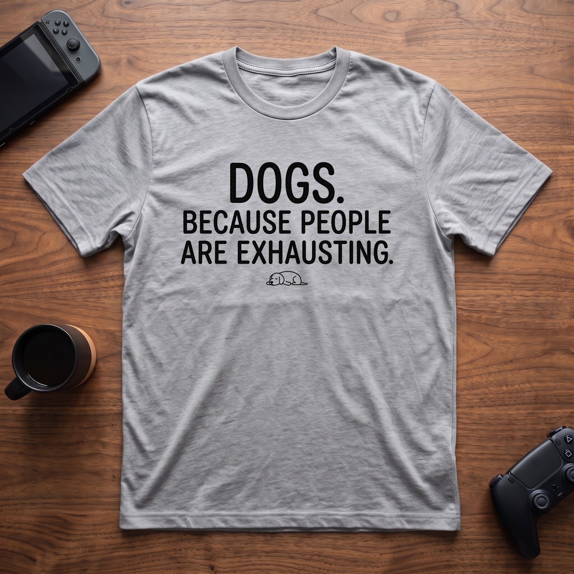 people-are-exhausting-t-shirt - Sport Grey
