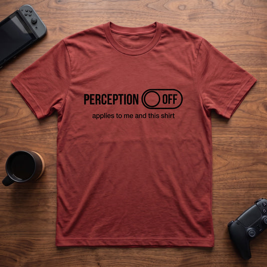 Perception Off T-Shirt - Red
