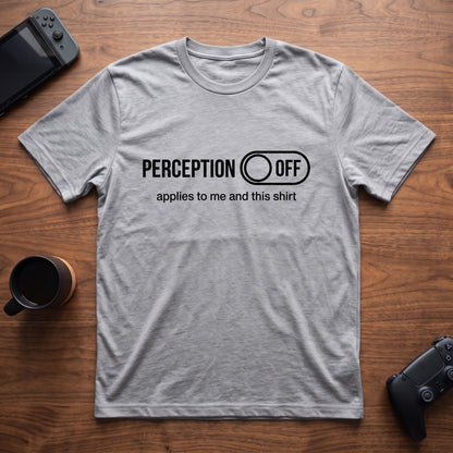 Perception Off T-Shirt - Sport Grey