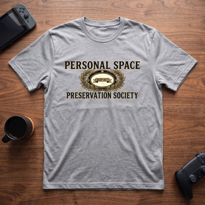 Personal Space Society T-Shirt - Sport Grey