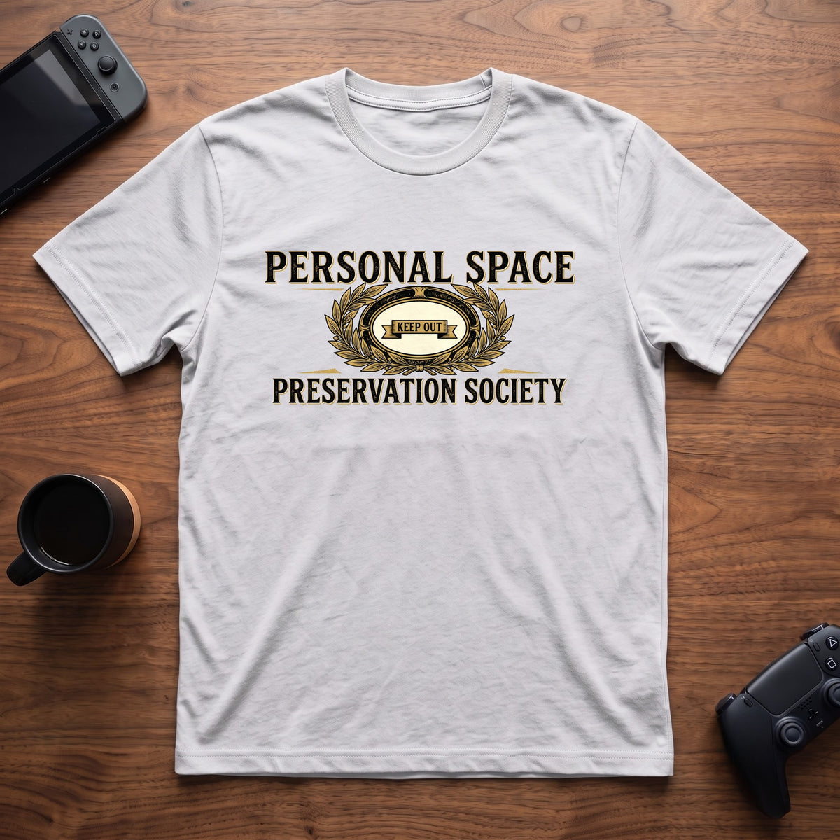 Personal Space Society T-Shirt - White