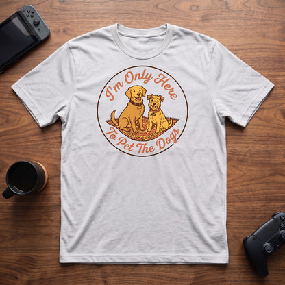 Pet The Dogs T-Shirt - White