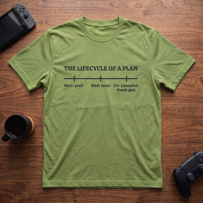 Plan Lifecycle T-Shirt - Lime