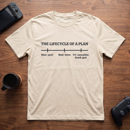 Plan Lifecycle T-Shirt - Natural